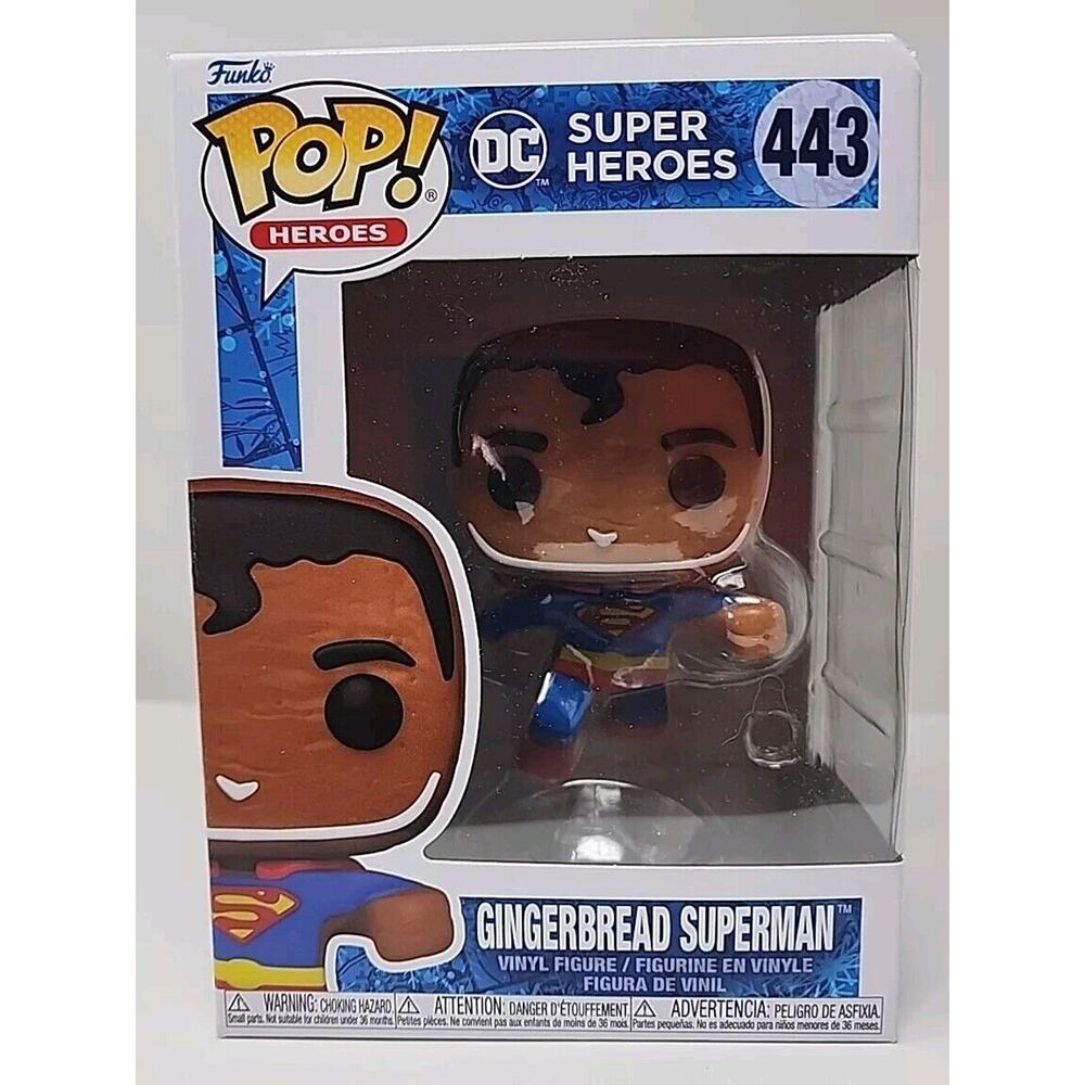 Funko Pop! DC Super Heros Gingerbread Superman # 443 F39